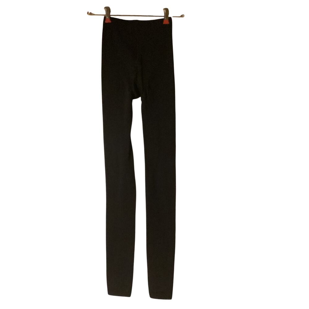 5119 Sprit Black Footless Leggings/Tights Size Medium (2 pair)